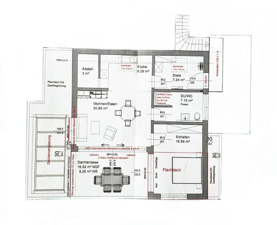 Wunderschoene Helle Wohnung Mit Grosser Dachterrasse Gottmadingen Esterno foto